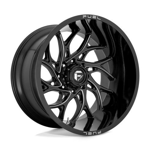 Fuel 1Pc D741 RUNNER Gloss Black Milled | 22x8.25 | 8x6.5 | -240 | 121.5mm