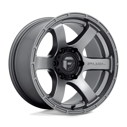 Fuel 1Pc D767 RUSH Matte Gun Metal | 18x9 | 6x5.5 | +1 | 106.1mm