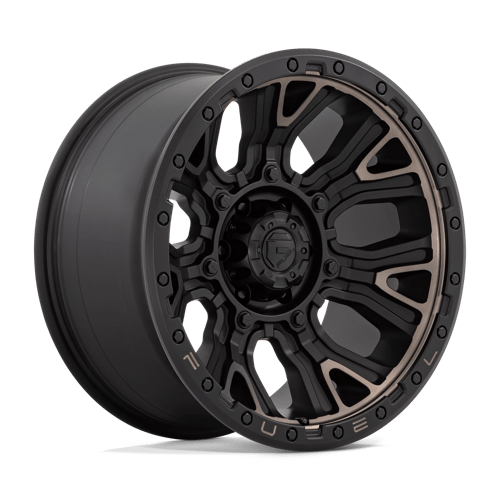 Fuel 1Pc D824 TRACTION Matte Black W/ Double Dark Tint | 20x10 | 6x135 | -18 | 87.1mm