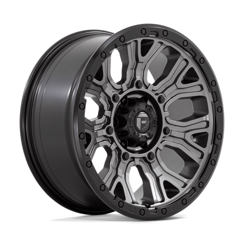 Fuel 1Pc D825 TRACTION Matte Gunmetal W/ Black Ring | 20x9 | 6x135 | +1 | 87.1mm