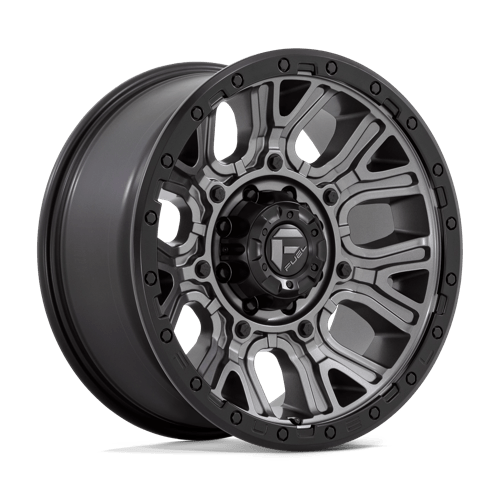 Fuel 1Pc D825 TRACTION Matte Gunmetal W/ Black Ring | 20x9 | 8x6.5 | +1 | 125.1mm