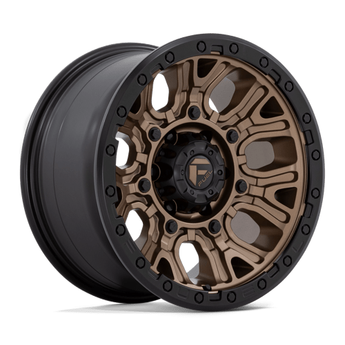 Fuel 1Pc D826 TRACTION Matte Bronze W/ Black Ring | 17x9 | 6x5.5 | +1 | 106.1mm