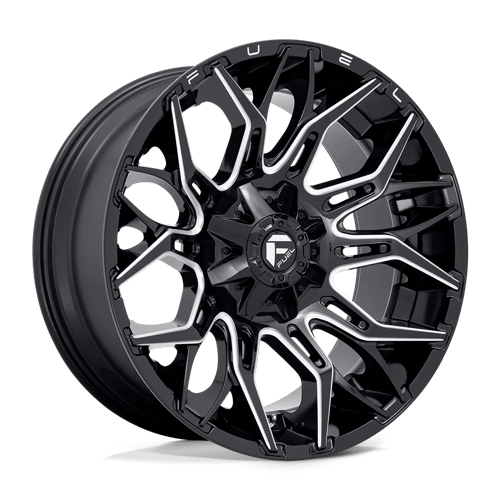 Fuel 1Pc D769 TWITCH Glossy Black Milled | 22x10 | 8x180 | -18 | 124.2mm