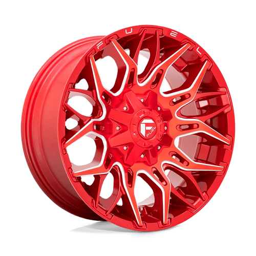 Fuel 1Pc D771 TWITCH Candy Red Milled | 22x12 | 8x180 | -44 | 124.2mm