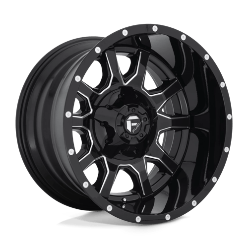 Fuel 1Pc D627 VANDAL Gloss Black Milled | 20x12 | 8x6.5 | -43 | 125.1mm