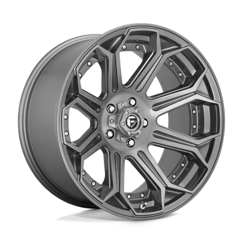Fuel BRUSHED GUN METAL TINTED CLEAR 20x10 5x127