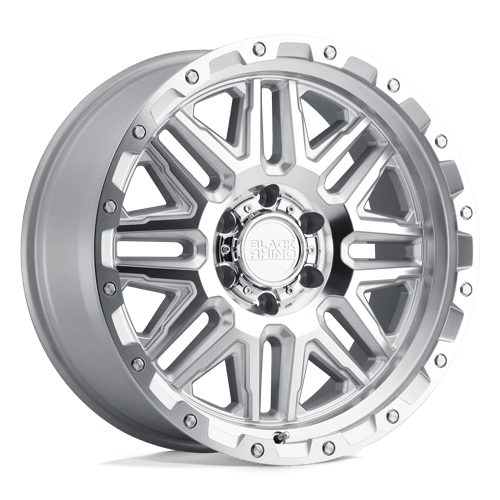 Black Rhino ALAMO Silver W/ Mirror Face & Stainless Bolts | 17x9 | 6x5.5 | +12 | 112.1mm