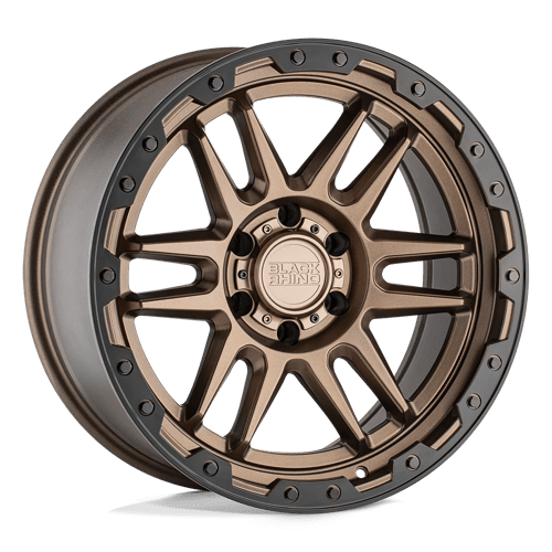 Black Rhino APACHE Matte Bronze W/ Black Ring & Black Bolts | 17x8.5 | 6x135 | +0 | 87.1mm