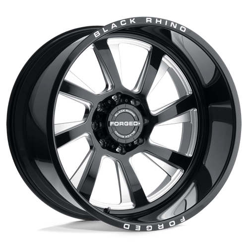 Black Rhino BLASTER Gloss Black W/ Milled Spokes - Directional | 22x14 | 6x5.5 | -76 | 112.1mm