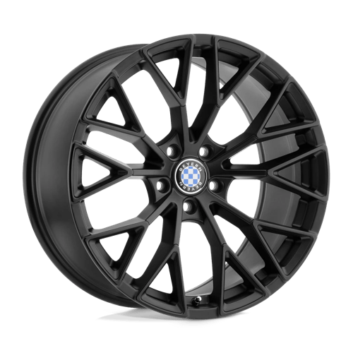 Beyern ANTLER Double Black - Matte Black W/ Gloss Black Face | 17x9 | 5x120 | +20 | 74.1mm