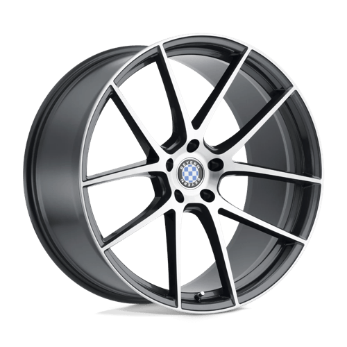 Beyern RITZ Gloss Gunmetal W/ Brushed Face | 19x9 | 5x120 | +15 | 72.56mm