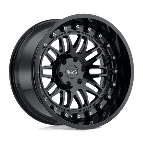 Black Rhino FURY Gloss Black | 20x9.5 | 6x5.5 | +12 | 112.1mm