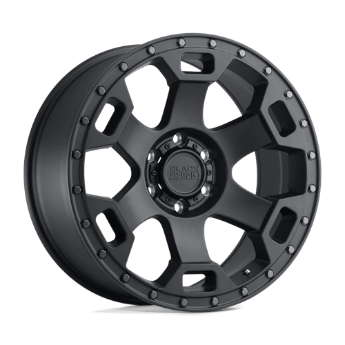 Black Rhino GAUNTLET Semi Gloss Black W/ Gunmetal Bolts | 18x9 | 6x120 | +12 | 67.06mm