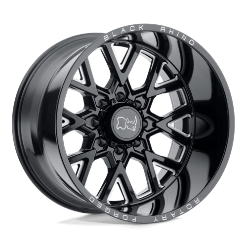 Black Rhino GRIMLOCK Gloss Black & Milled | 20x11.5 | 8x6.5 | -44 | 122.4mm