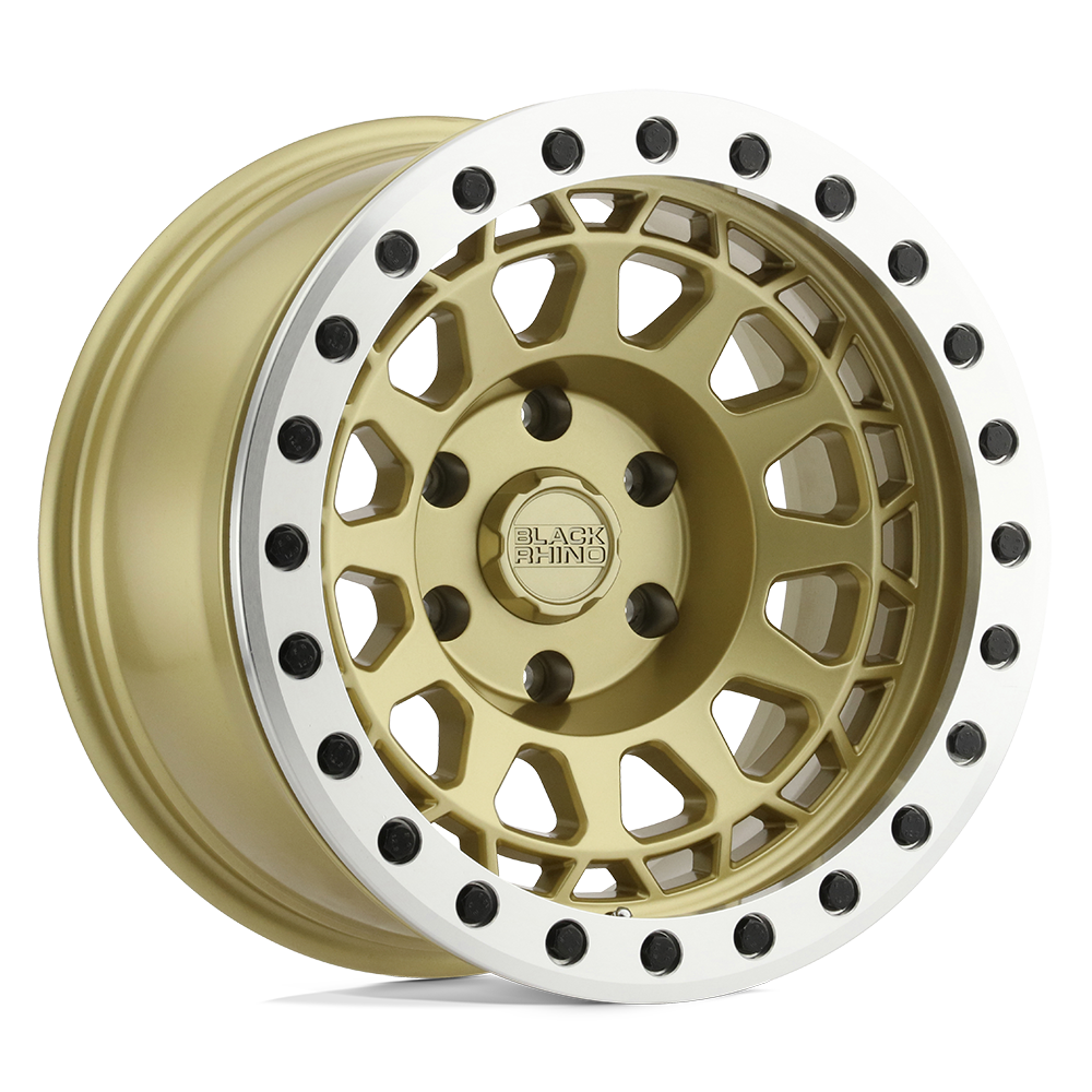 Black Rhino PRIMM BEADLOCK Matte Gold W/ Machined Ring | 17x8.5 | 6x135 | +0 | 87.1mm
