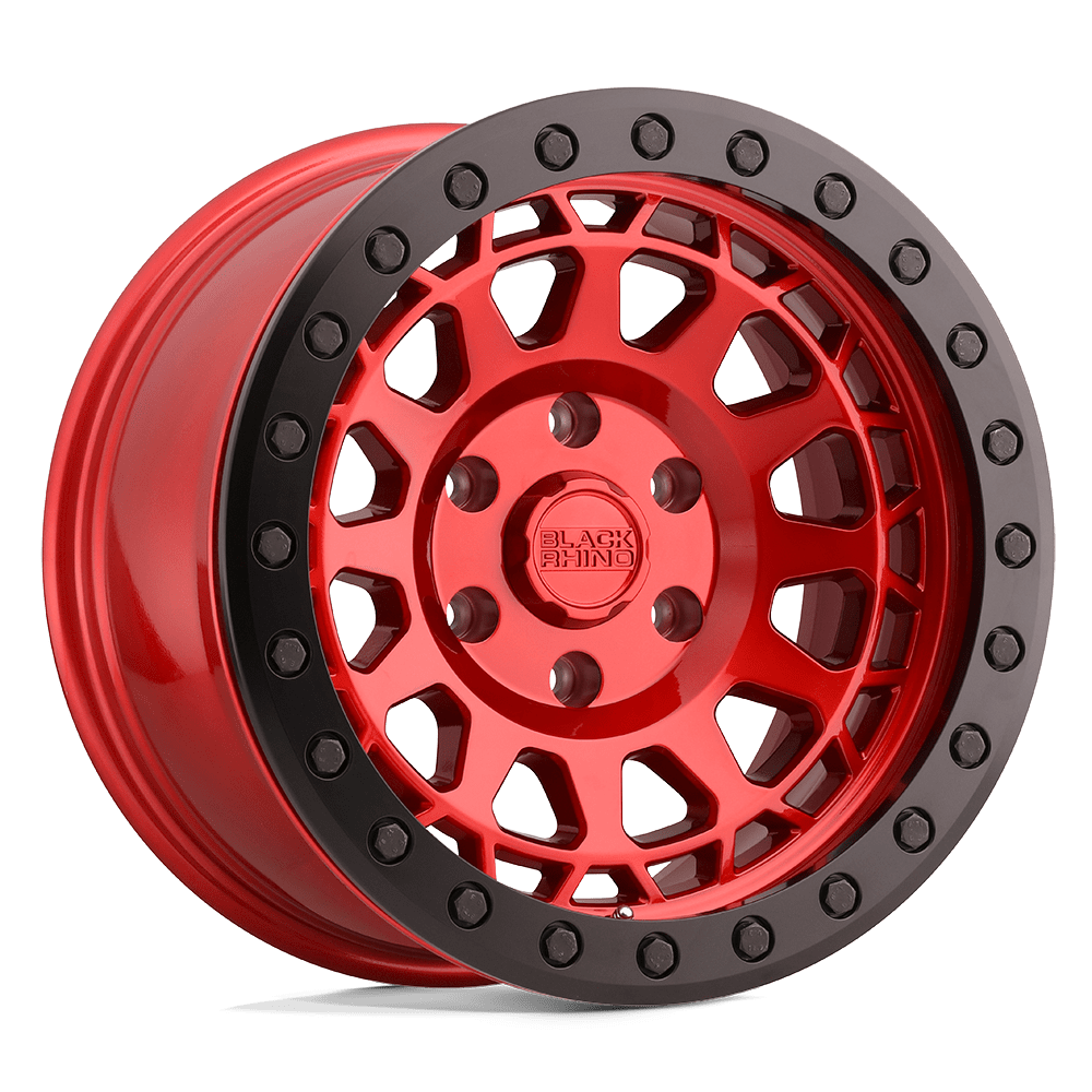 Black Rhino PRIMM BEADLOCK Candy Red W/ Black Bolts | 17x8.5 | 5x4.5 | -38 | 71.5mm