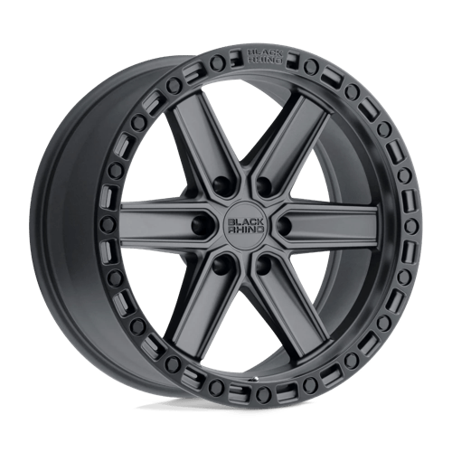 Black Rhino HENDERSON Gun Black W/ Black Ring | 17x9 | 6x5.5 | +12 | 112.1mm