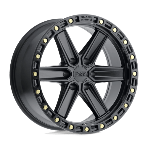 Black Rhino HENDERSON Matte Black W/ Brass Bolts | 20x9.5 | 6x5.5 | +18 | 112.1mm