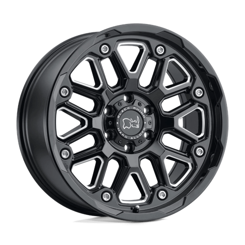 Black Rhino HOLLISTER Gloss Black W/ Milled Spokes | 17x9.5 | 6x135 | +12 | 87.1mm