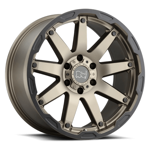 Black Rhino OCEANO Matte Bronze W/ Black Ring | 20x9.5 | 5x150 | +12 | 110.1mm