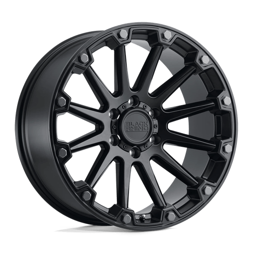 Black Rhino PINNACLE Semi Gloss Black W/ Gunmetal Bolts | 20x9 | 5x5.0 | -18 | 71.5mm