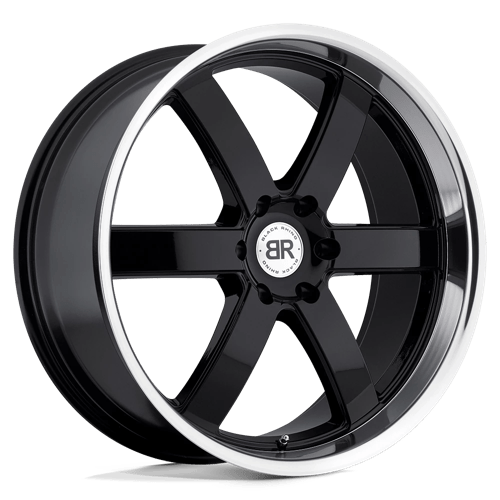 Black Rhino PONDORA Gloss Black W/ Machine Ring | 22x9.5 | 6x135 | +30 | 87.1mm