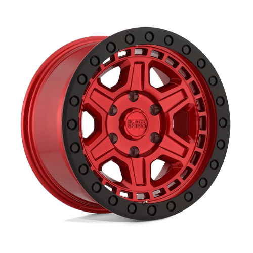 Black Rhino RENO Candy Red W/ Black Ring & Bolts | 17x9 | 6x5.5 | +0 | 112.1mm
