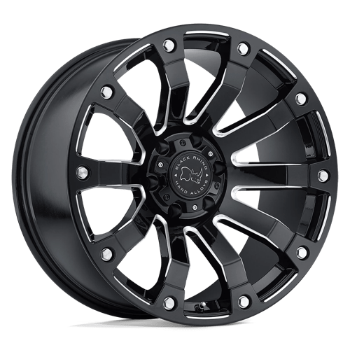 Black Rhino SELKIRK Gloss Black Milled | 20x10 | 5x5.0 | -23 | 78.1mm