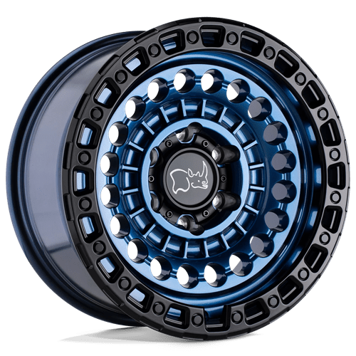 Black Rhino SENTINEL Cobalt Blue W/ Black Ring | 17x8.5 | 8x180 | +0 | 124.2mm