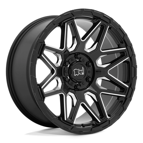 Black Rhino SHOCKWAVE Gloss Black W/ Milled Spokes | 20x9.5 | 6x5.5 | -18 | 112.1mm