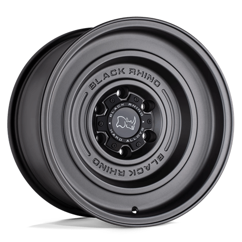 Black Rhino SOLID Matte Gun Black | 17x9.5 | 5x5.0 | -18 | 71.5mm