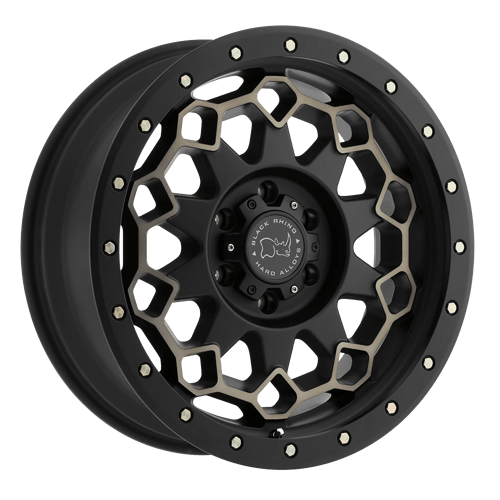 Black Rhino DIAMANTE Matte Black W/ Machined Face & Dark Matte Tint | 20x9 | 5x5.5 | +0 | 78.1mm