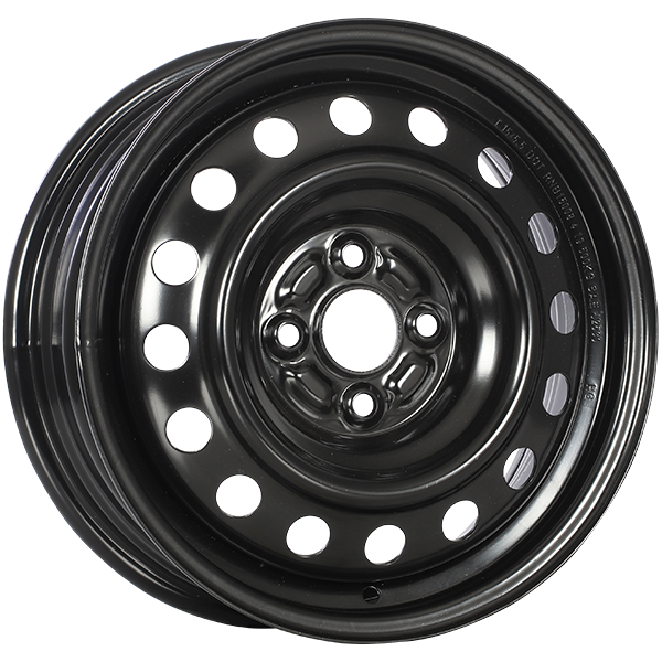 RNB STEEL WHEEL 15x6.0 Black E-Coating 45 4x100 54.1 RNB15008A