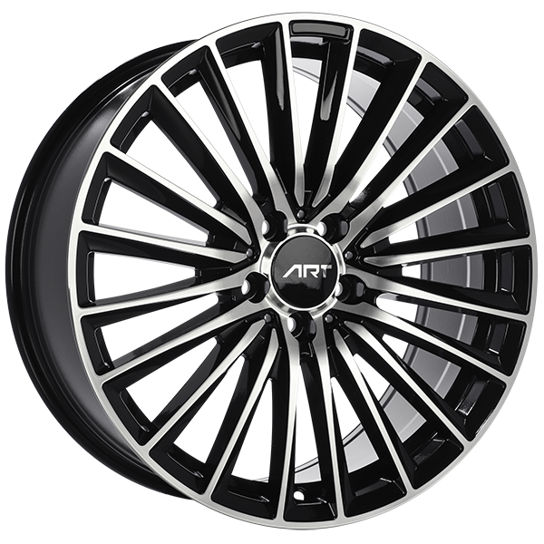 ART Replica REPLICA 277 19x8.0 Gloss Black - Machined Face 35 5x112 66.6 R27719001