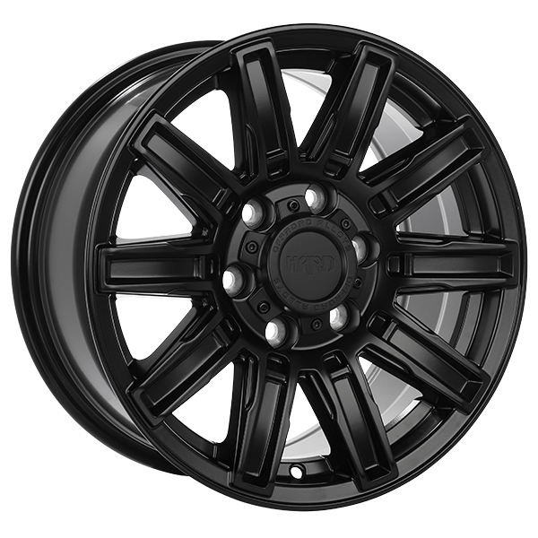 Ruffino HARD FORGED 16x8.0 Satin Black 45 6x130 84.1 RUF611603