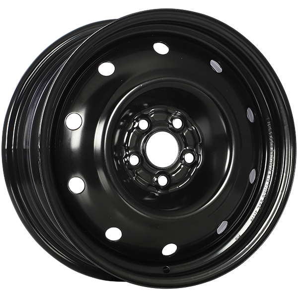 RNB STEEL WHEEL 16x6.5 Black Armour Coat 39 5x100 54.1 RNB16011B