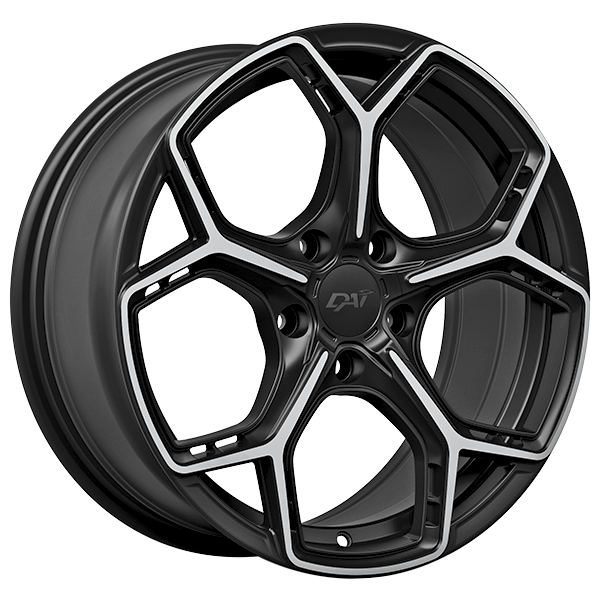 DAI Wheels WIDOW 16x7.0 Gloss Black - Machined Face 40 5x114.3 67.1 DW1341603