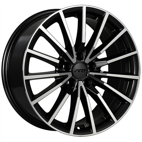 ART Replica REPLICA 128 18x8.0 Gloss Black - Machined Face 40 5x112 57.1 R1281805