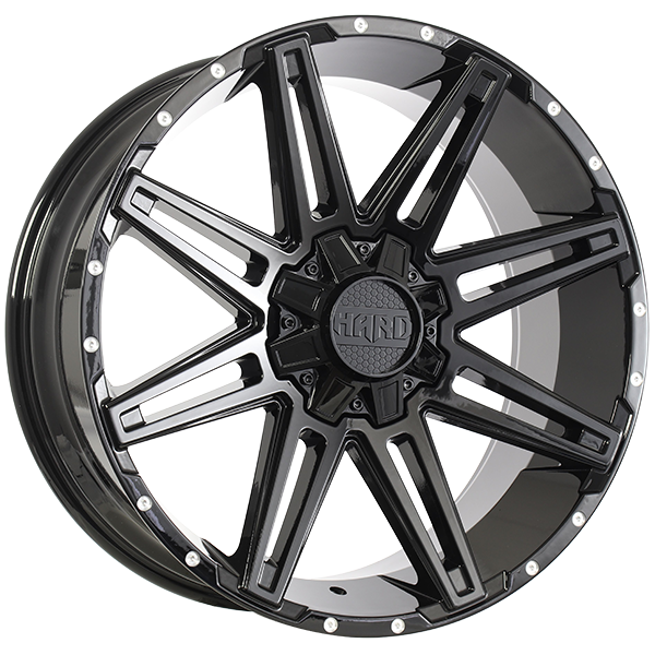 Ruffino HARD PHANTOM 20x9.0 Gloss Black 20 5x127/5x139.7 77.8 RUF762001