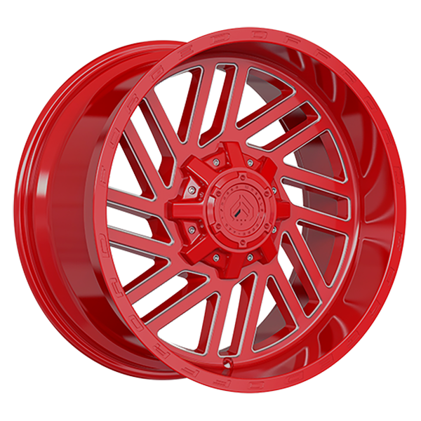 Forged Wheels XR107 20x10.0 Red - Milled Edge -12 6x135/6x139.7 87.1 XR72004