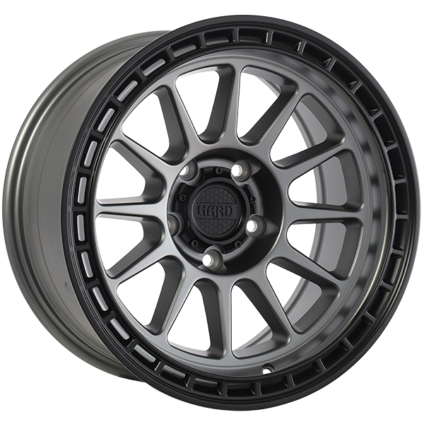 Ruffino HARD MOJAVE 17x8.5 Satin Gray - Black Lip -6 5x127 71.5 RUF811701