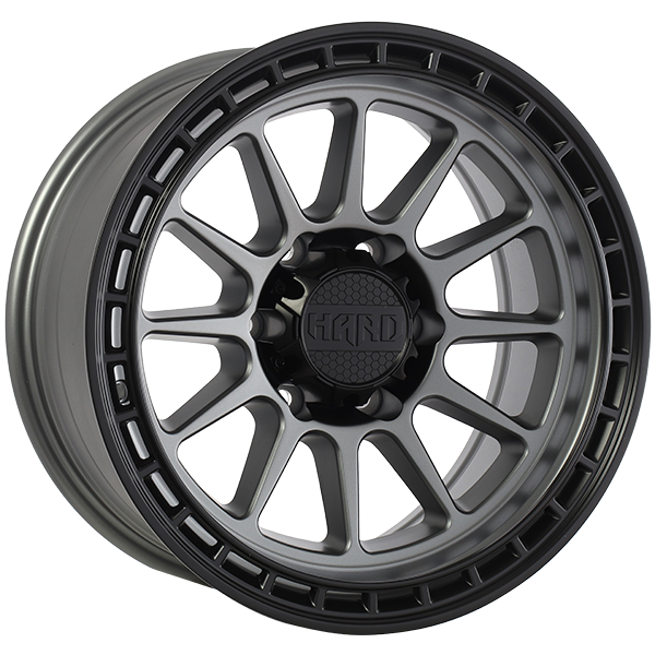 Ruffino HARD MOJAVE 17x8.5 Satin Gray - Black Lip -6 6x139.7 93.1 RUF811702