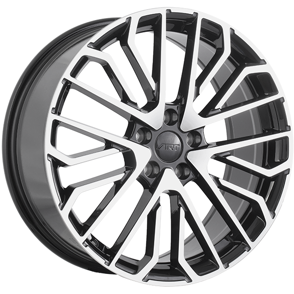 ART Replica REPLICA 380 19x8.0 Gloss Black - Machined Face 45 5x112 57.1 R3801901