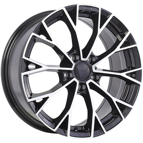 ART Replica REPLICA 382 19x8.0 Gloss Black - Machined Face 45 5x112 57.1 R3821901
