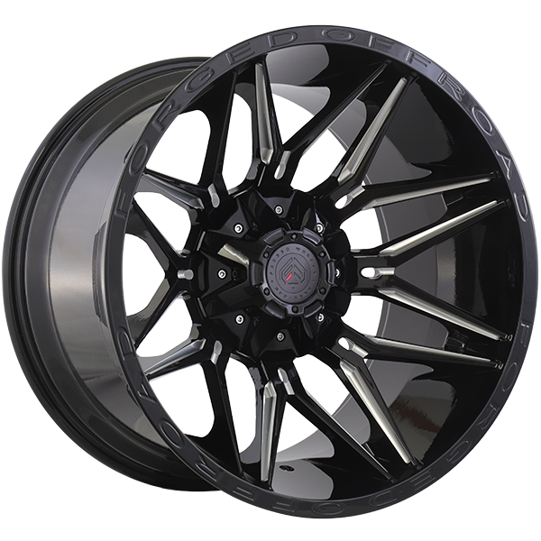 Forged Wheels XR111 20x12.0 Gloss Black - Milled Edge -44 6x135/6x139.7 108.1 XR112001