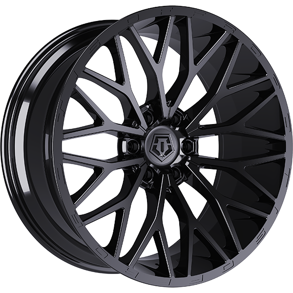 TIS Wheels 566 22x12.0 Gloss Black -44 6x139.7 106.1 566B2228344