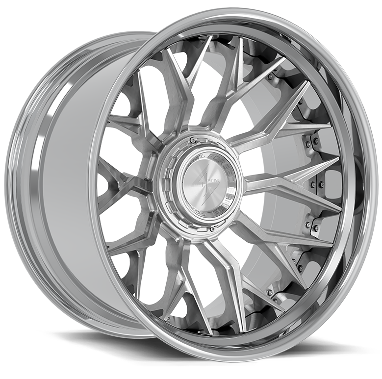 SENTALI BARREL FORGED XTREME BFX2 22x10.0 Polished Lip / Brushed Centre -24 8x165.1/8x180 0.0 SBFX28221082243