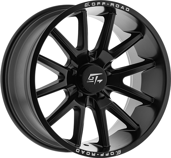 GT OFFROAD RAID 24x12.0 Matte Black -44 6x135 87.1 GT62412446135MB