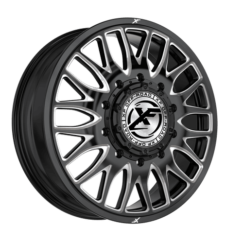 XF OFFROAD XF-240GBML-F 20x8.25 Gloss Black Milled 110 8x165.1 121.3 240F208258110GBML