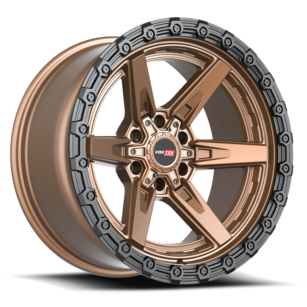 VORTEK VRT-602 18x9.0 Matte Bronze With Black Bead Ring -12 6x135/6x139.7 106.1 60218957-12MZBR